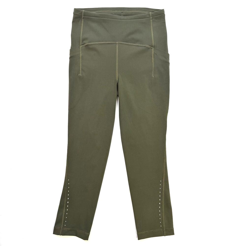 Lululemon Women's Olive Green Athletic Leggings- Brand New- Size 2